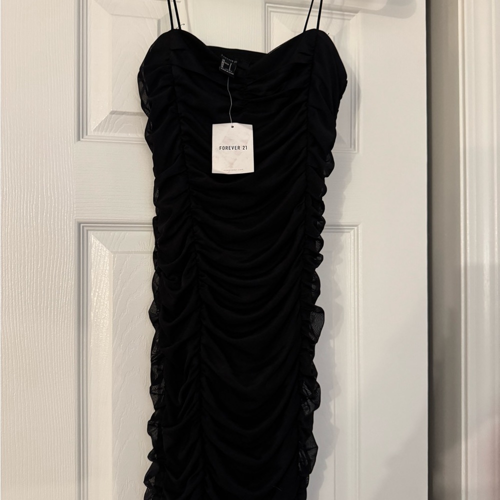 Forever 21 Elegant Black Mini Dress